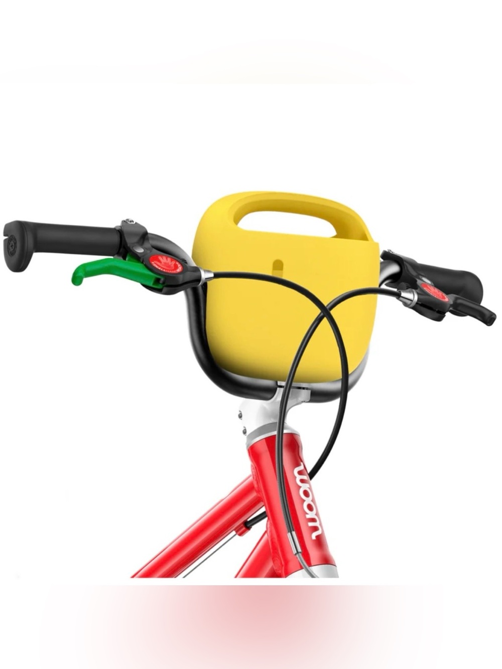 woom POP Kids Bike Basket Snap On Yellow EVA Foam Outdoors Sporty Cycling Sports
